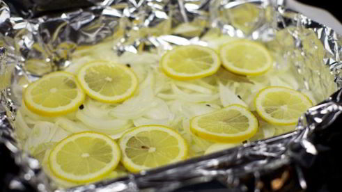 лосось в духовке