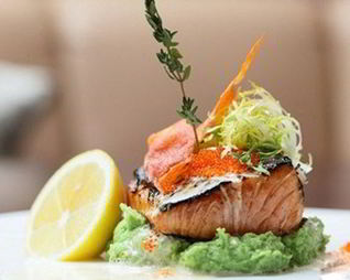 Лосось в карамельном соусе