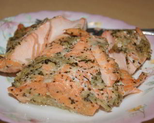 Лосось запеченный