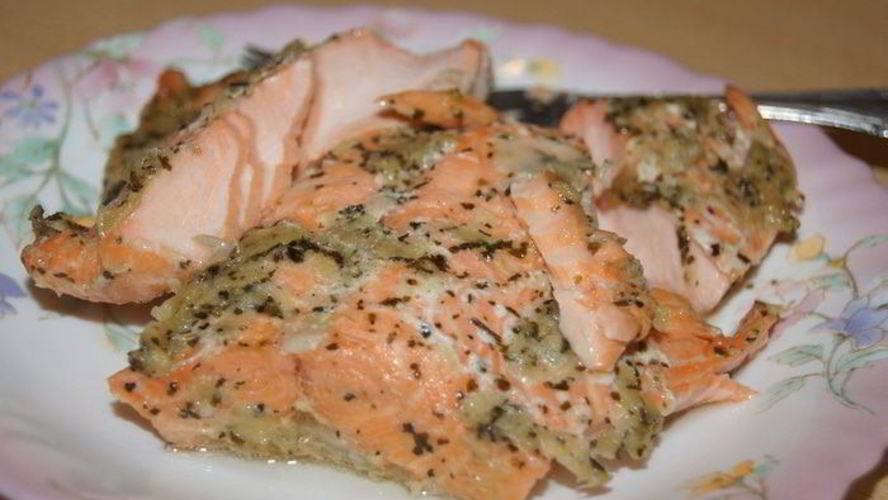 Рецепт лосося запеченного