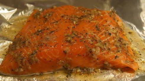 лосось запеченный