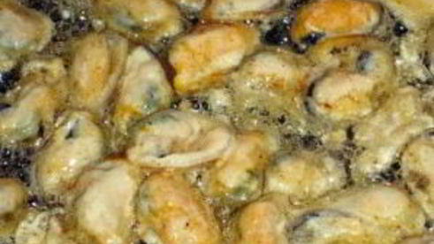 мидии в кляре