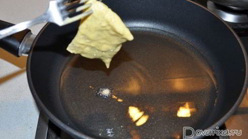 минтай, жаренный в кляре