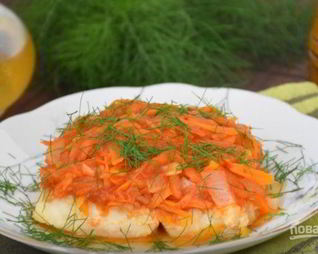 Окунь под маринадом