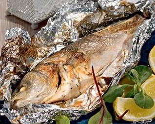 Рыба, фаршированная сыром