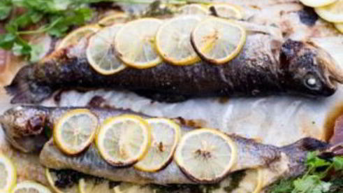 рыба с лимоном в духовке