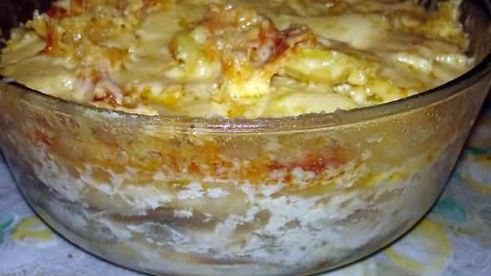 рыба в сметанном соусе с грибами