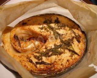 Семга с лимоном запеченная в духовке