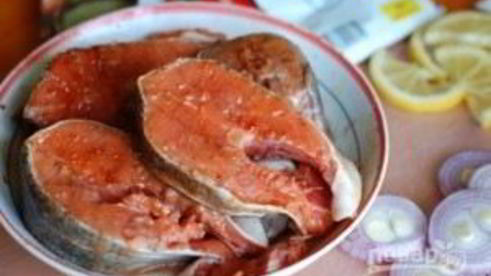 семга в пароварке