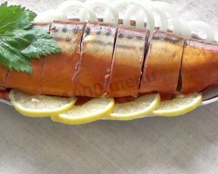 Скумбрия копченая в чае