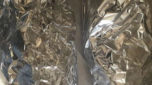 скумбрия с апельсином в фольге