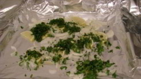 стерлядь в фольге в духовке