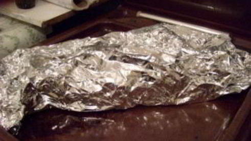 стерлядь в фольге в духовке