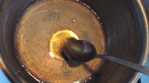 судак под медово-лимонным соусом с луком-пореем