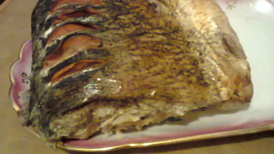 Рецепт толстолобика запеченного в рукаве