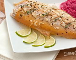 Янтарная форель в духовке