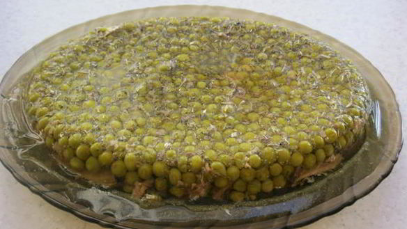 Рецепт Заливной рыбы из рыбных консерв