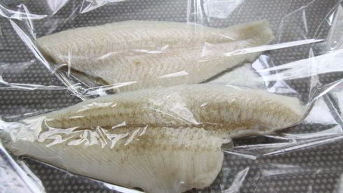 запеченная камбала с кабачками