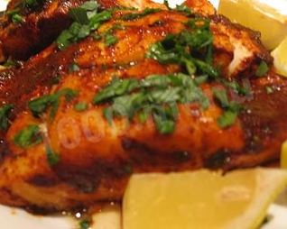 Запеченная рыба в паприко-лимонном соусе