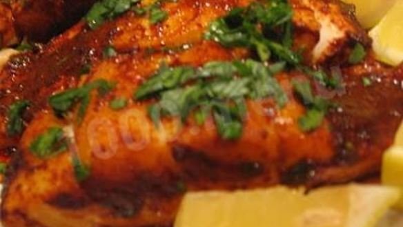 Рецепт Запеченной рыбы в паприко-лимонном соусе