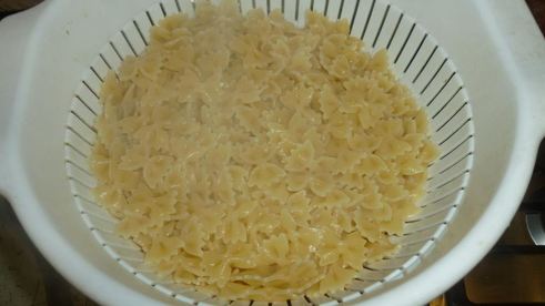 запеченные фарфалле с фаршем