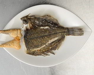 Жареная камбала