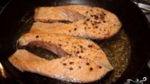 жареная стерлядь