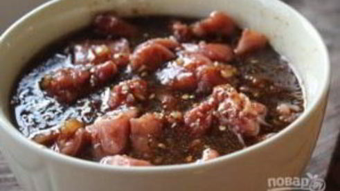 классический шашлык из свинины с уксусом