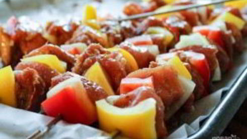 классический шашлык из свинины с уксусом