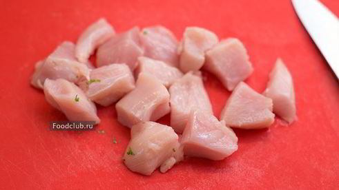 куриные шашлычки с овощами