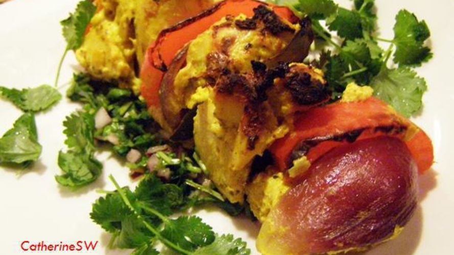 Рецепт куриных шашлычков в пряном маринаде