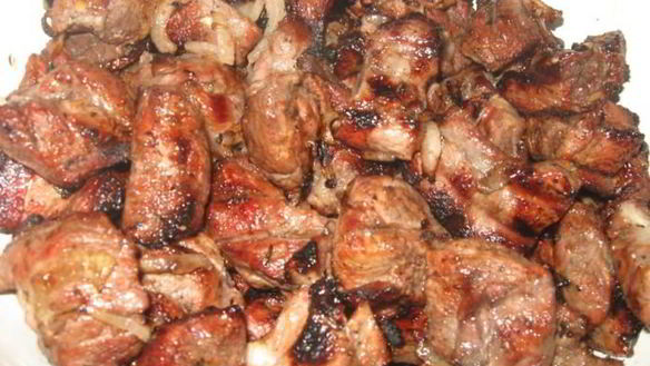 Рецепт Мягкого, сочного шашлыка из свинины