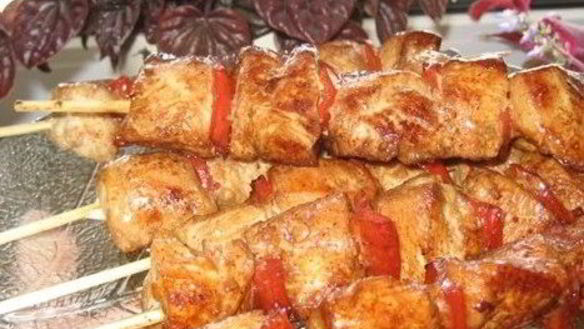 Рецепт Острых шашлычков из индейки в духовке