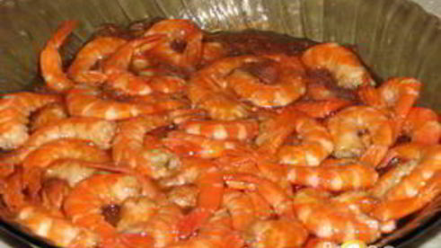 шашлычки из креветок