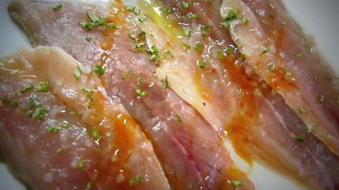 шашлычки из рыбы с медом и розмарином