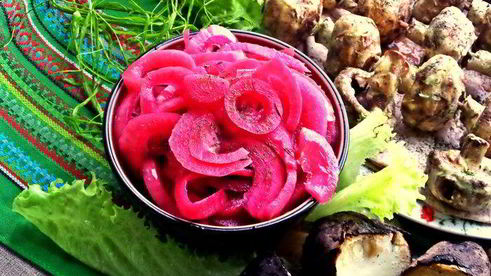 шашлык грибы в сметане