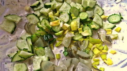 шашлык грибы в сметане