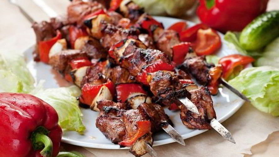 Рецепт шашлыка из баранины на углях со сладким перцем