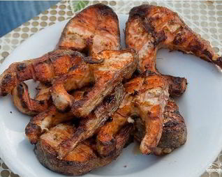 Шашлык из форели