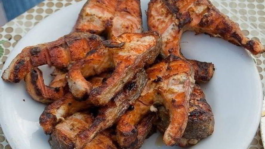 Рецепт шашлыка из форели