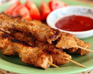 Шашлык из индейки в имбирном соусе