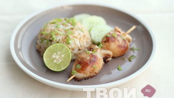 Рецепт Шашлыка из кальмара