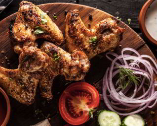 Шашлык из куриных крыльев