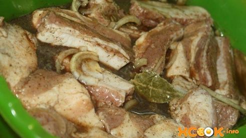 шашлык из ребрышек