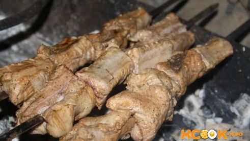 шашлык из ребрышек