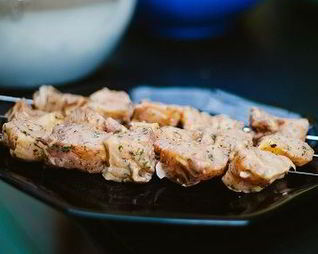 Шашлык из семги