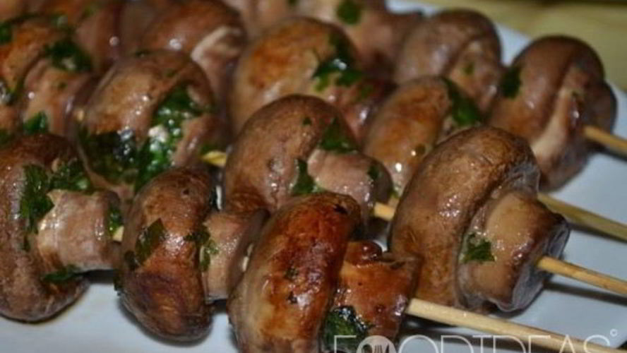 Рецепт шашлыка из шампиньонов