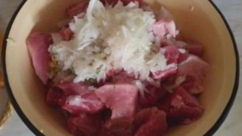 шашлык из свинины в пиве