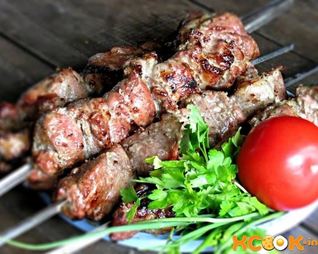 Шашлык из свиной шеи