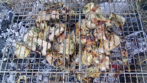 шашлык из свиных ребрышек